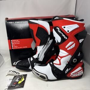 motorcycle boots | Forma ICE PRO racing red track motogp road race 11 US 45 EUR